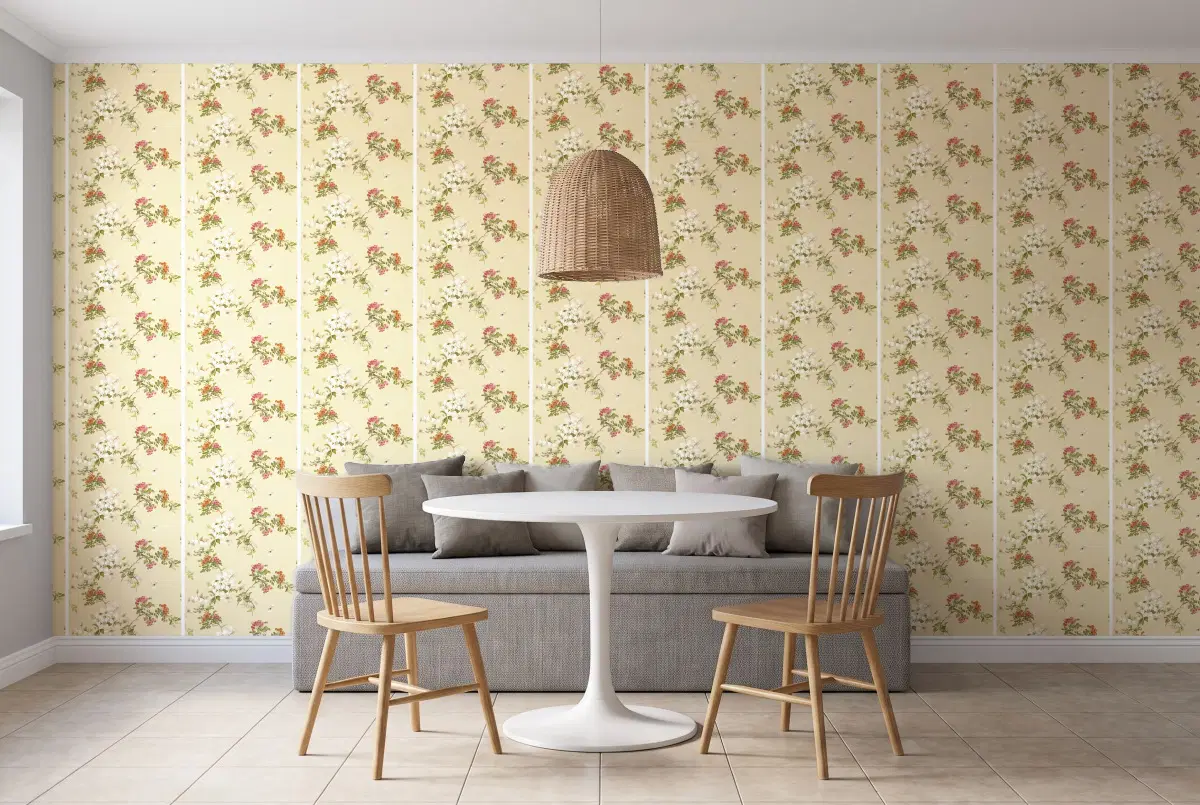 Шпалери KT Wisteria Cottage CW 20307 в інтер'єрі