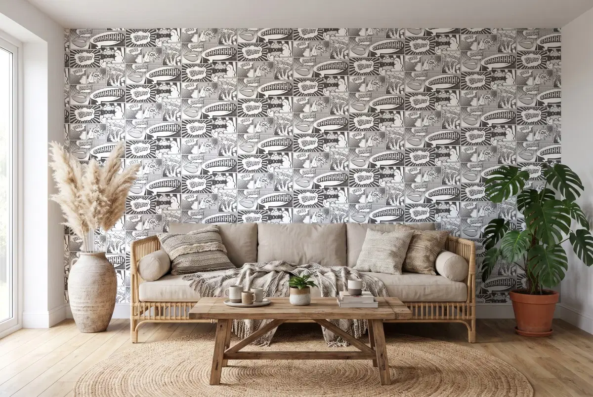 Шпалери Parato Friends & coffe 5652 в інтер'єрі