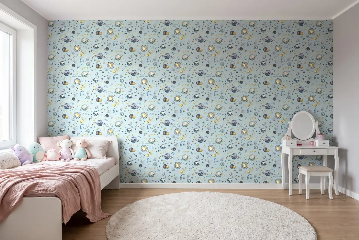 Шпалери Rasch Kids World 300949 в інтер'єрі