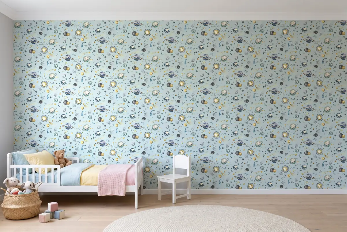 Шпалери Rasch Kids World 300949 в інтер'єрі
