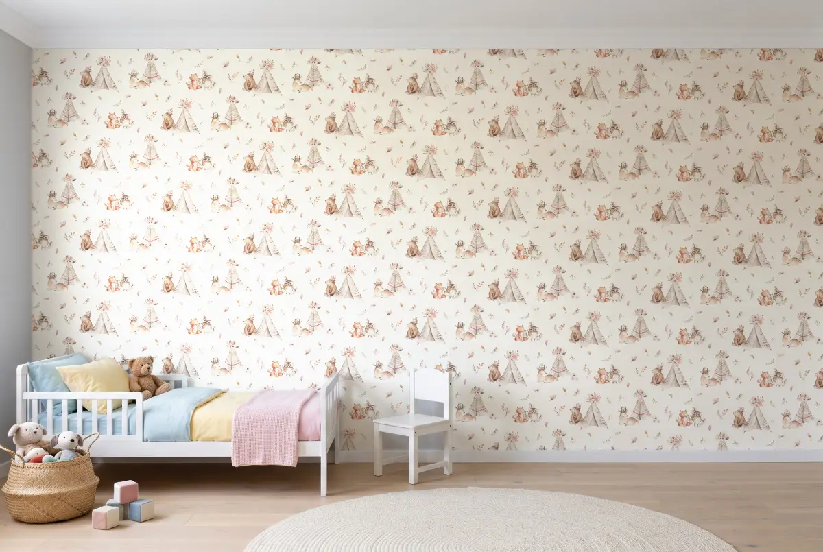 Шпалери Rasch Kids World 2 301427 в інтер'єрі