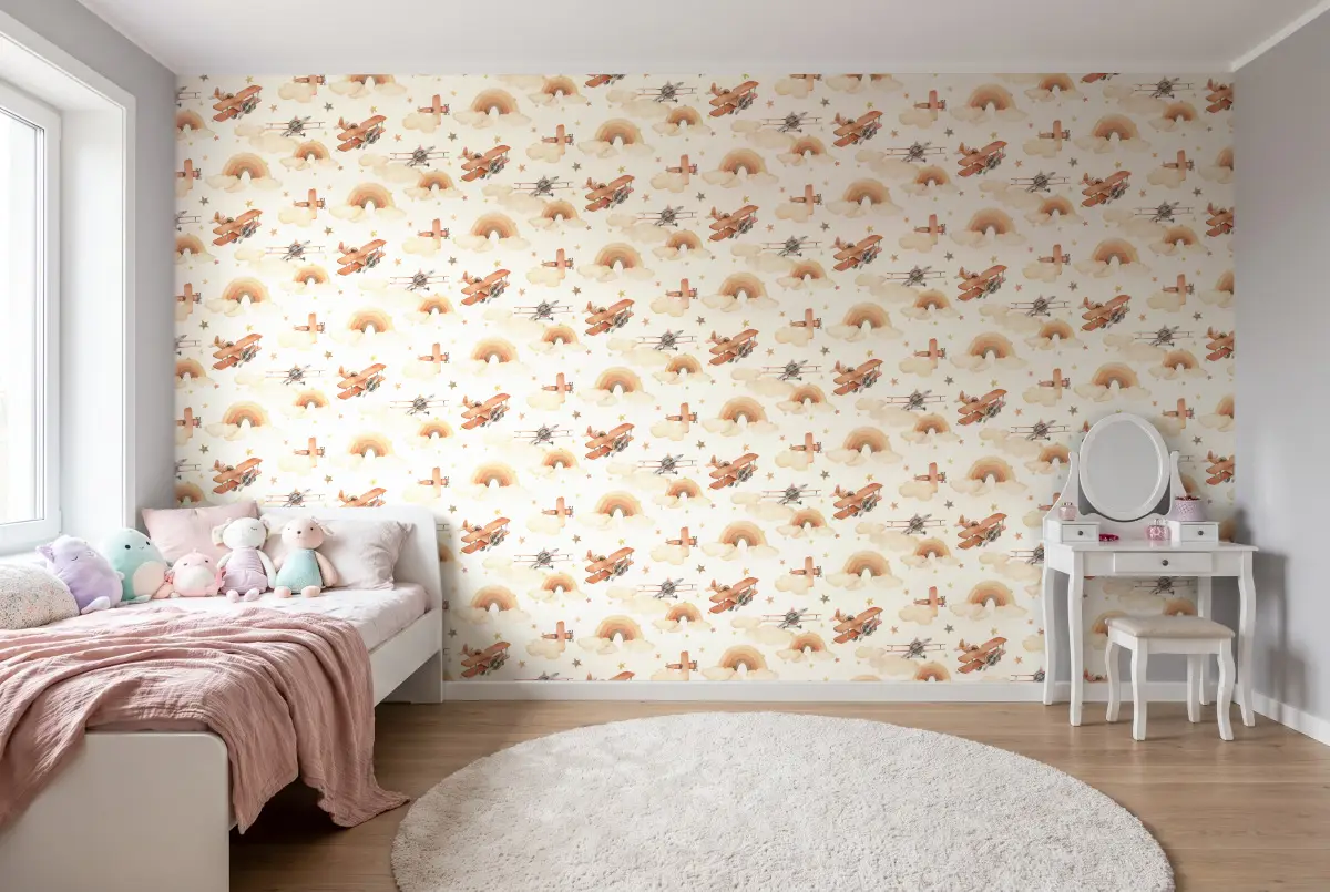 Шпалери Rasch Kids World 2 301557 в інтер'єрі
