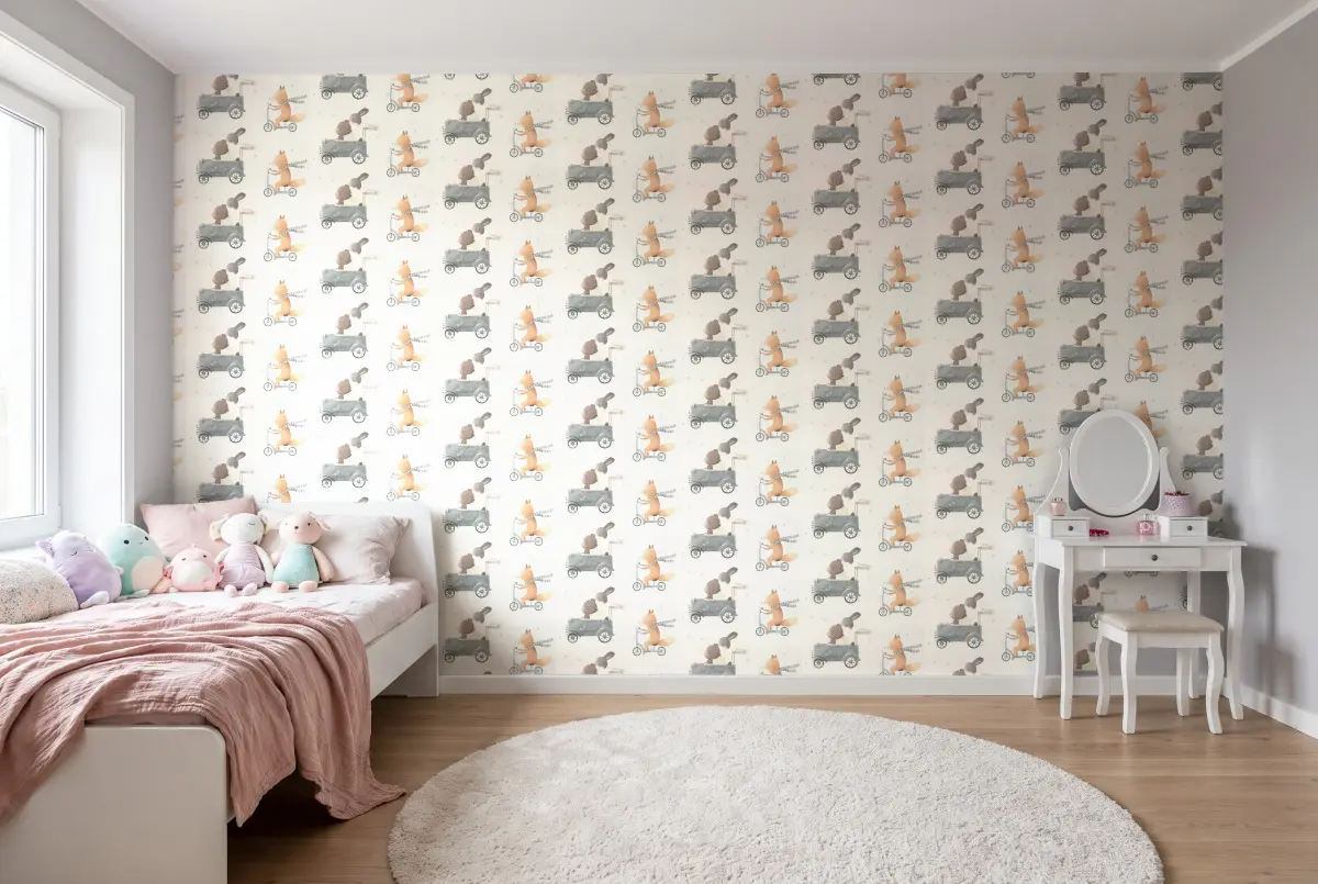 Шпалери Rasch Kids World 2 301878 в інтер'єрі
