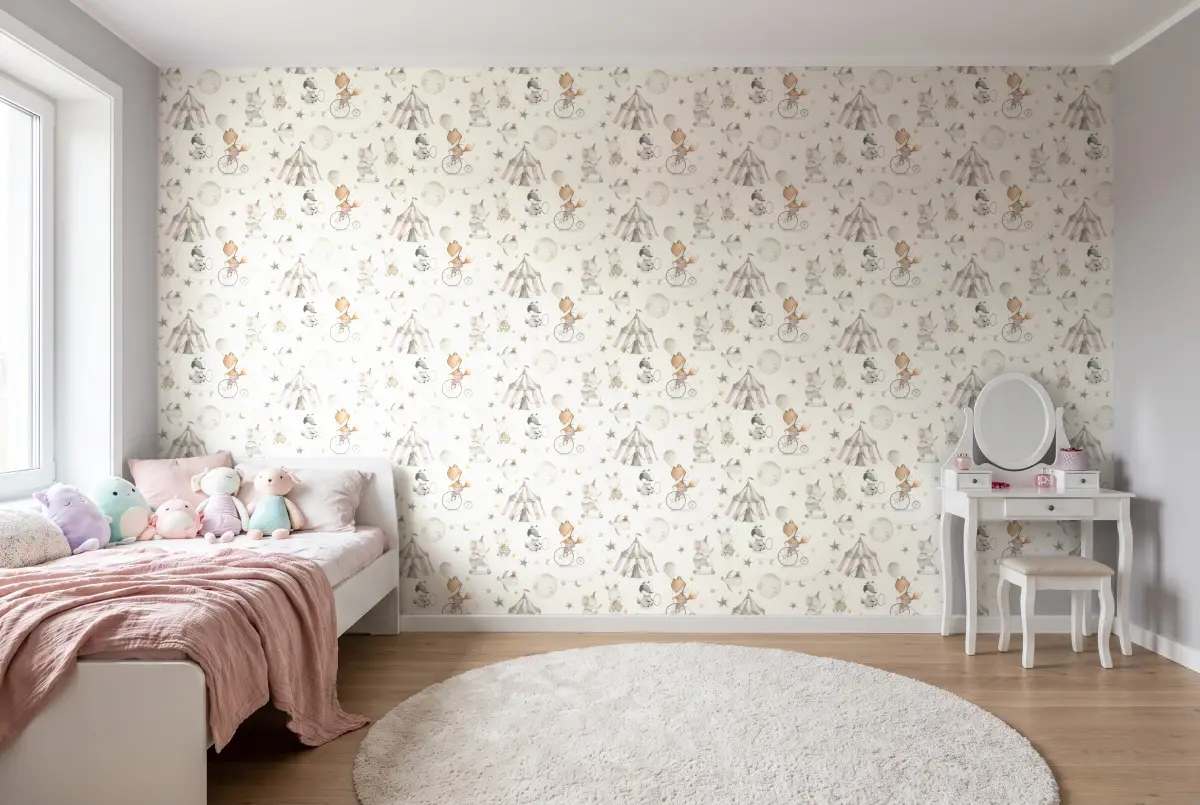Шпалери Rasch Kids World 2 301922 в інтер'єрі
