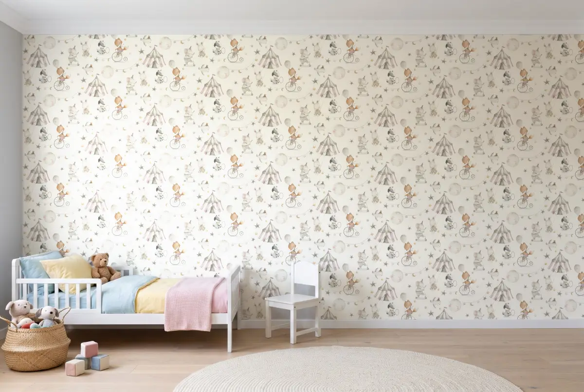 Шпалери Rasch Kids World 2 301922 в інтер'єрі
