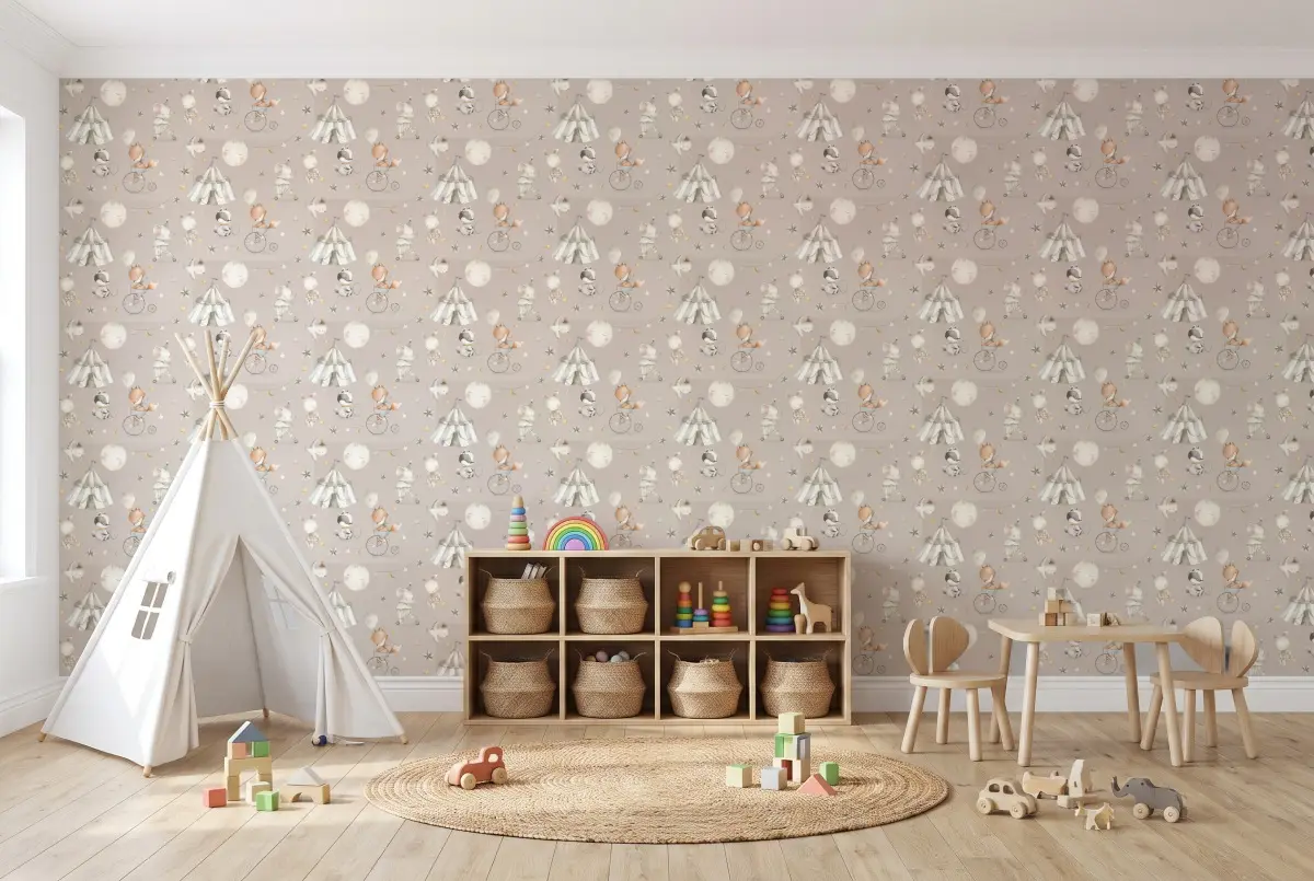 Шпалери Rasch Kids World 2 301939 в інтер'єрі