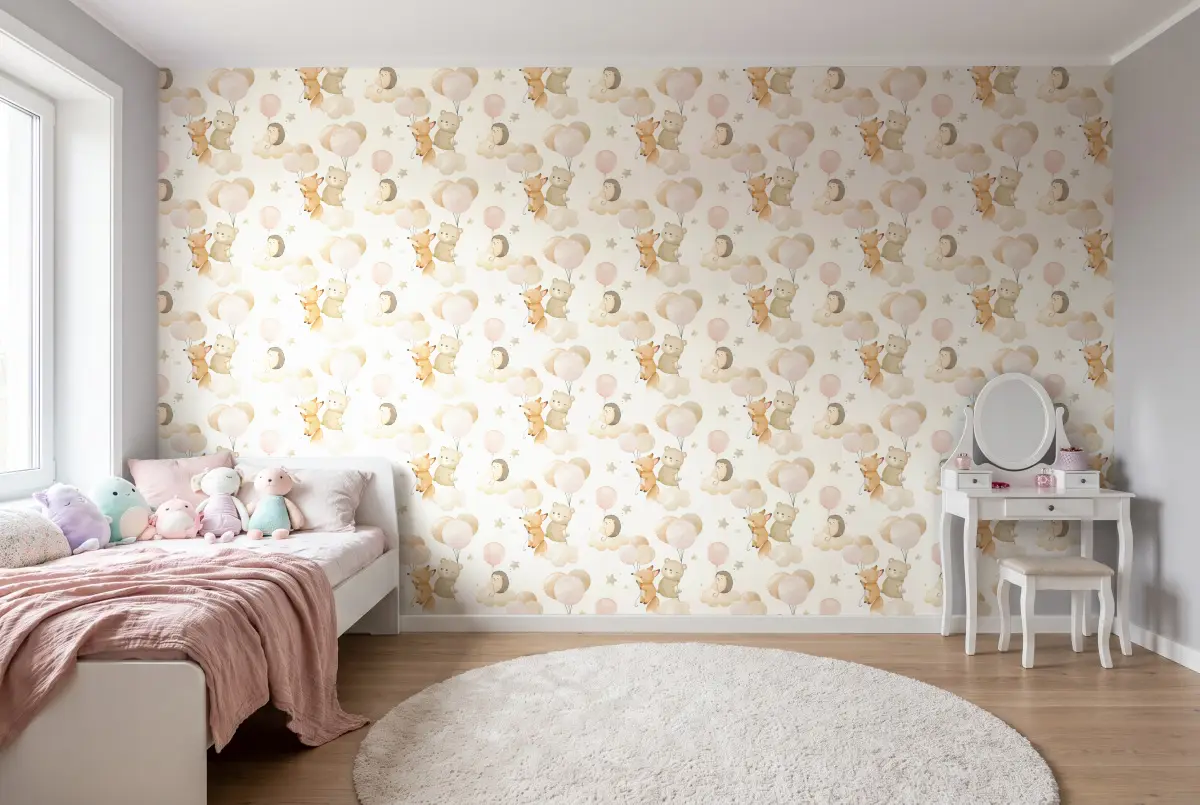 Шпалери Rasch Kids World 2 302110 в інтер'єрі