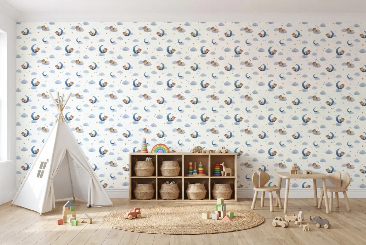 Шпалери Rasch Kids World 2 321005 в інтер'єрі