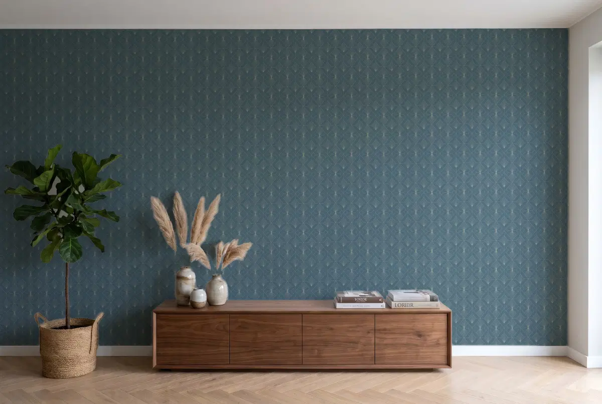Шпалери Rasch Modern art 620924 в інтер'єрі
