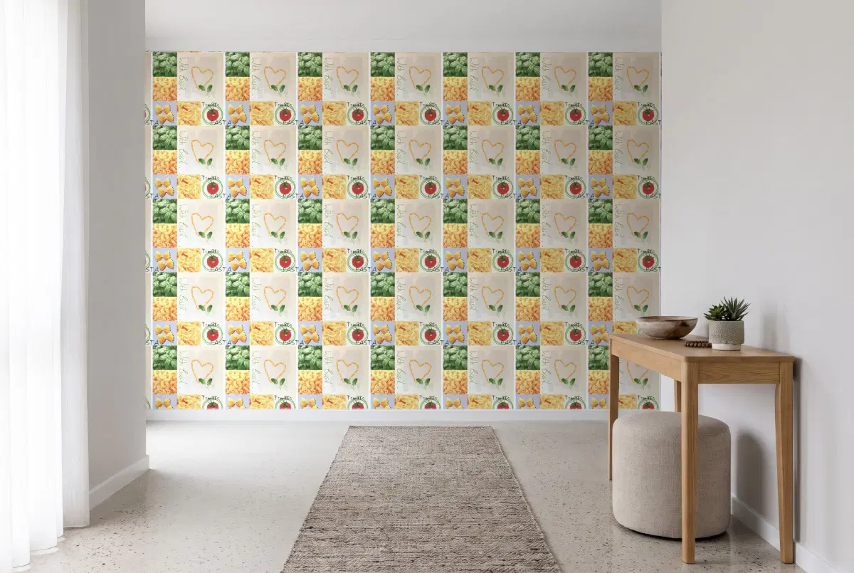 Шпалери Rasch Tiles&More 2016 885002 в інтер'єрі