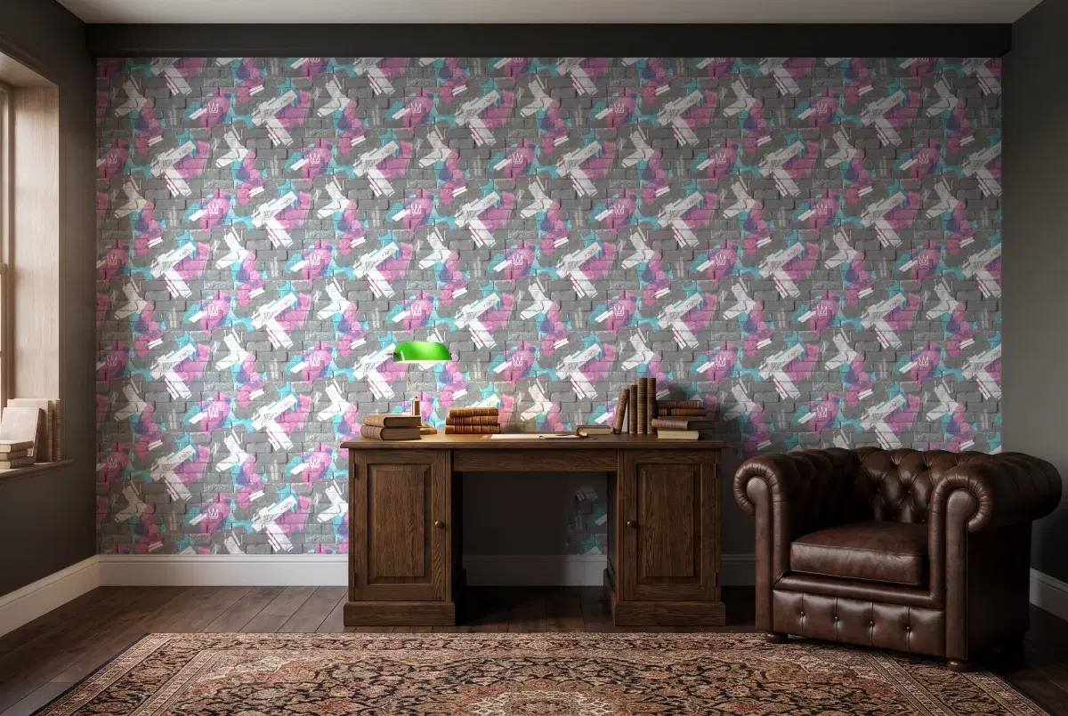 Шпалери Pop M46609 в інтер'єрі