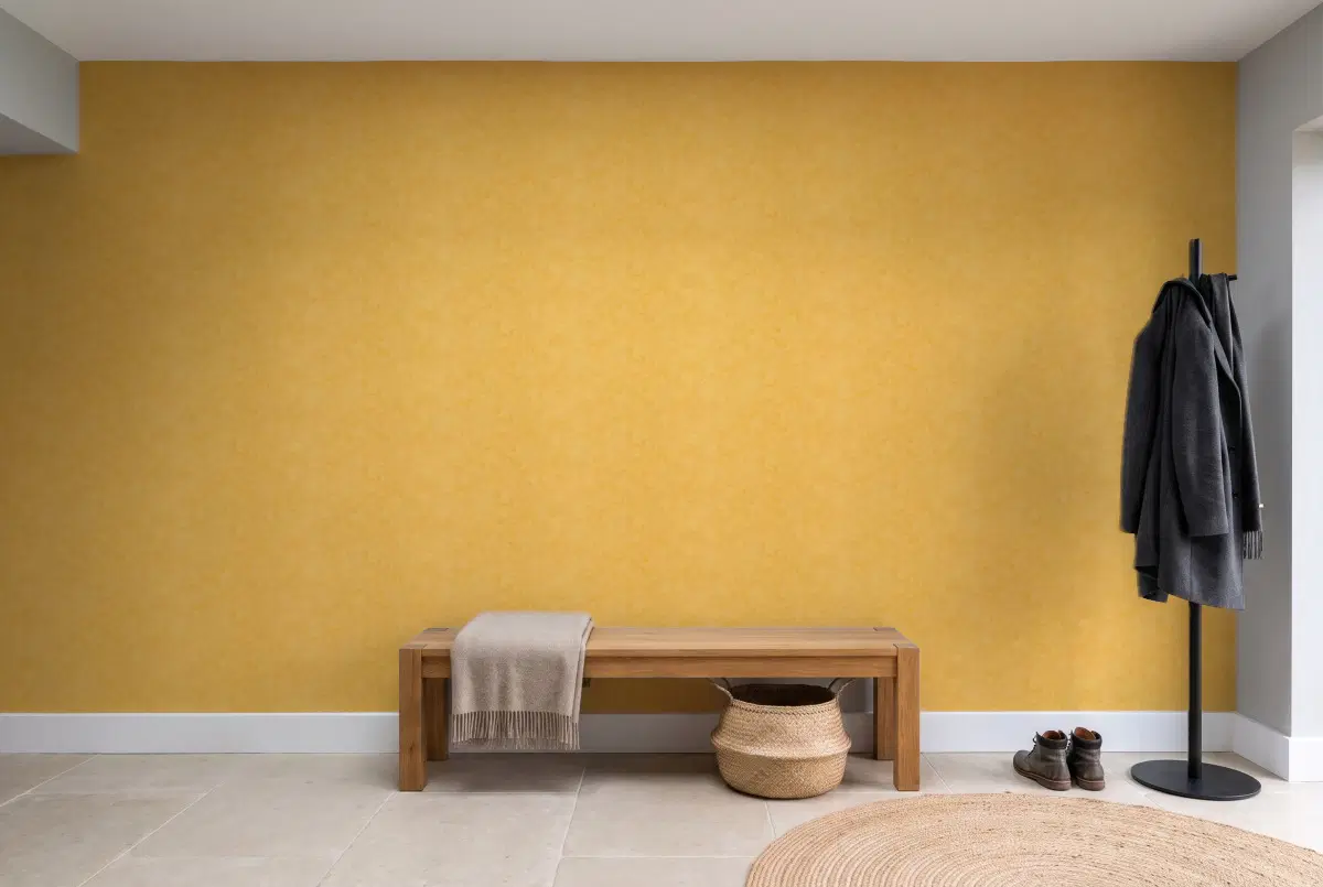 Шпалери Texdecor Beton охра BET101482000 в інтер'єрі