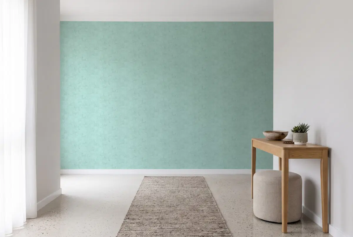 Шпалери Texdecor Beton бірюзовий жемчуг BET101487060 в інтер'єрі