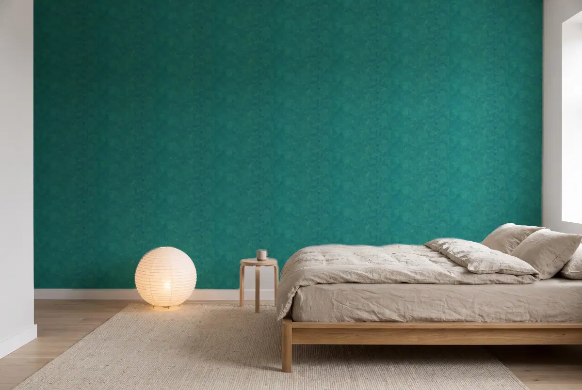Шпалери Texdecor Beton изумруд BET101487169 в інтер'єрі