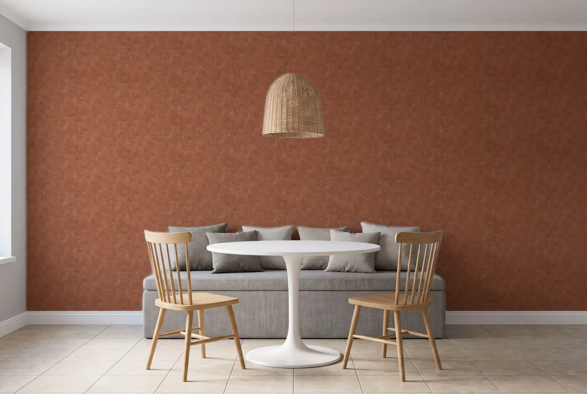 Шпалери Texdecor Beton коричневий шоколад BET101493120 в інтер'єрі