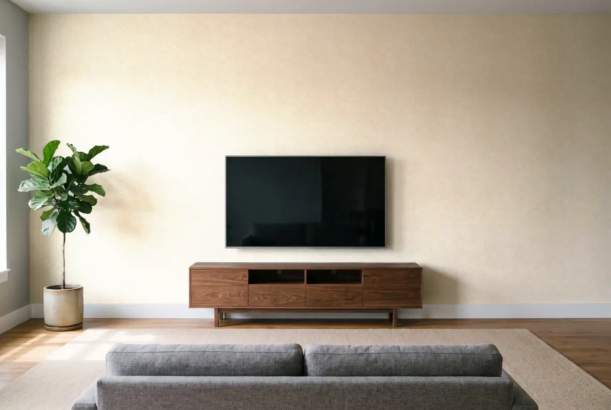 Шпалери Texdecor Beton2 бетон ніжний беж BTO101481123 в інтер'єрі