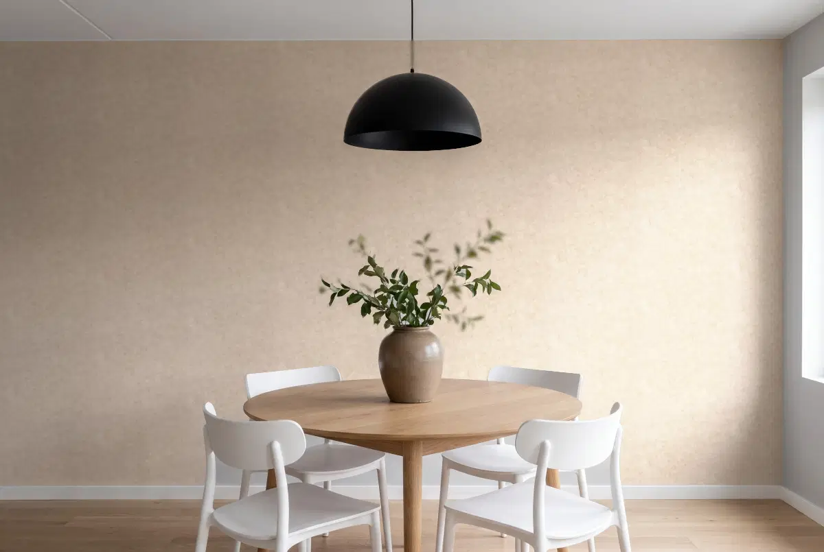 Шпалери Texdecor Beton2 бетон темно-бежевий BTO101481156 в інтер'єрі