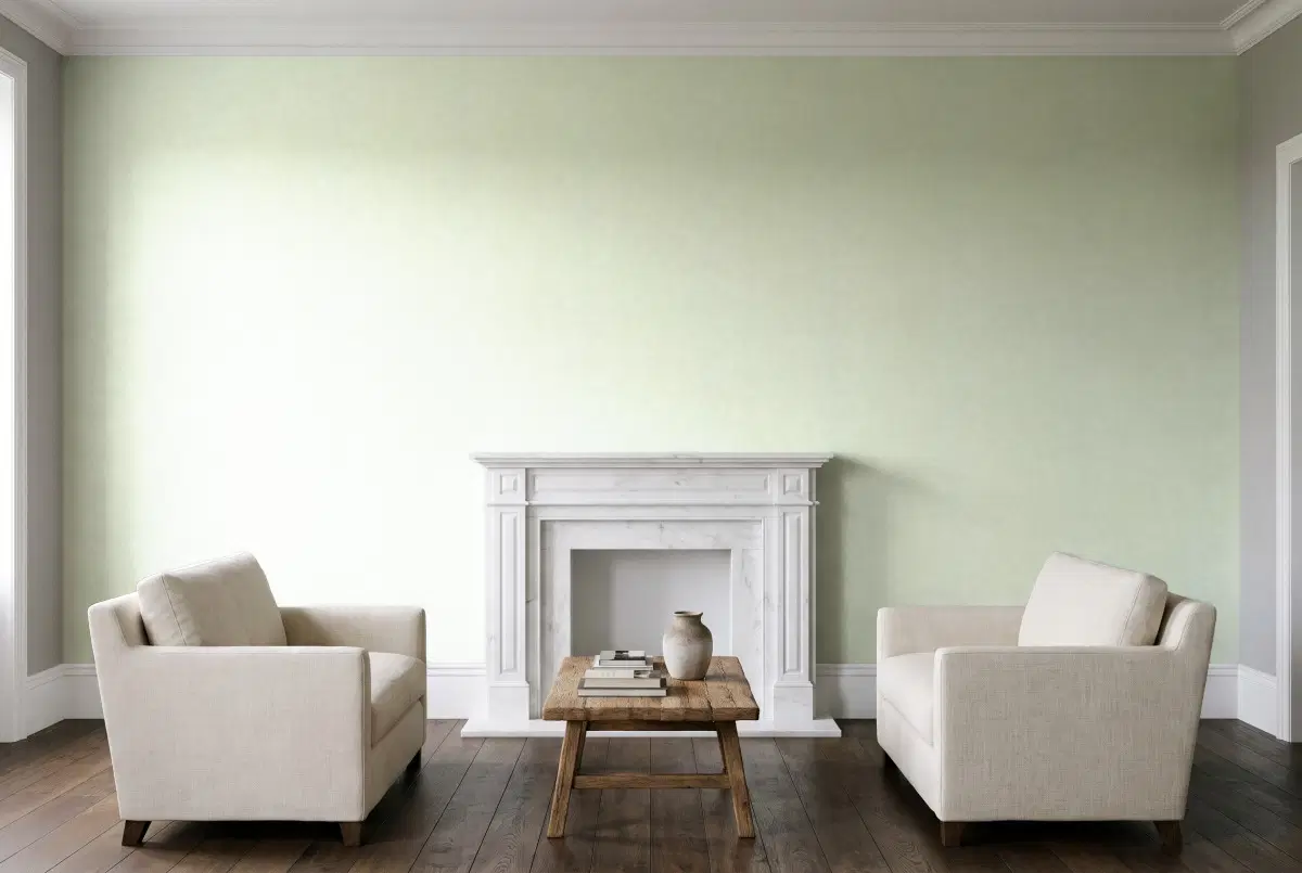 Шпалери Texdecor Beton2 бетон м'ятний BTO101487042 в інтер'єрі