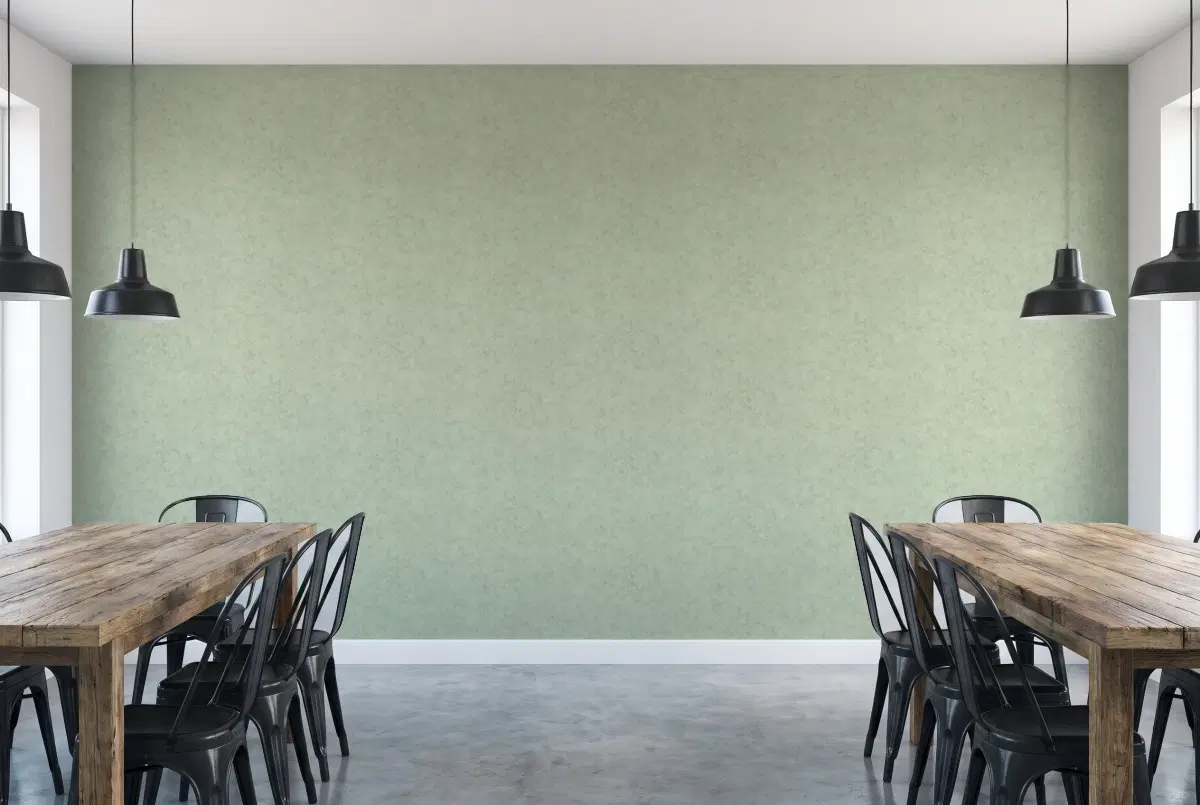 Шпалери Texdecor Beton2 бетон зелений BTO101487332 в інтер'єрі