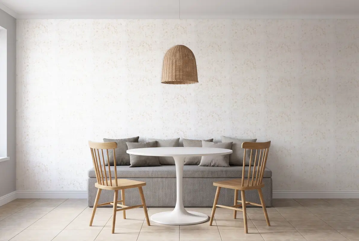 Шпалери Texdecor Beton2 бетон золото-сірий BTO101490020 в інтер'єрі