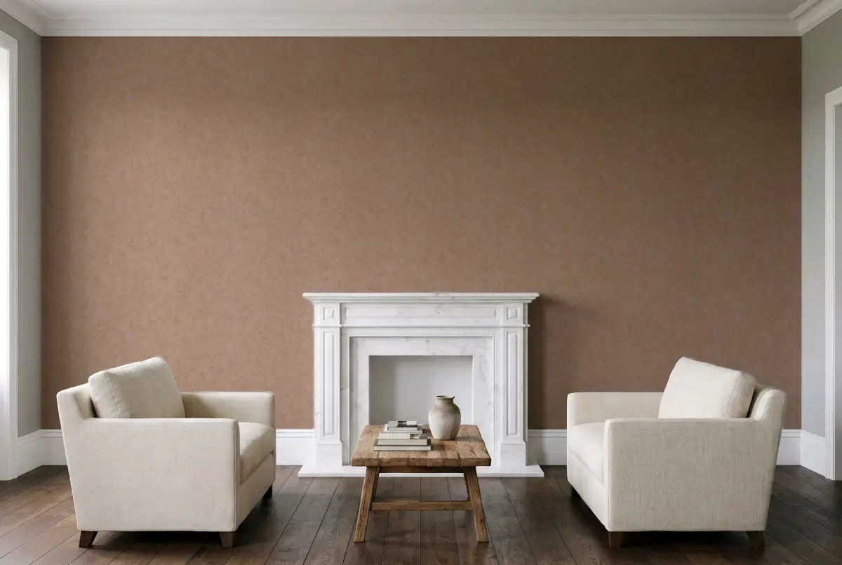 Шпалери Texdecor Beton2 бетон коричневе золото BTO101492010 в інтер'єрі