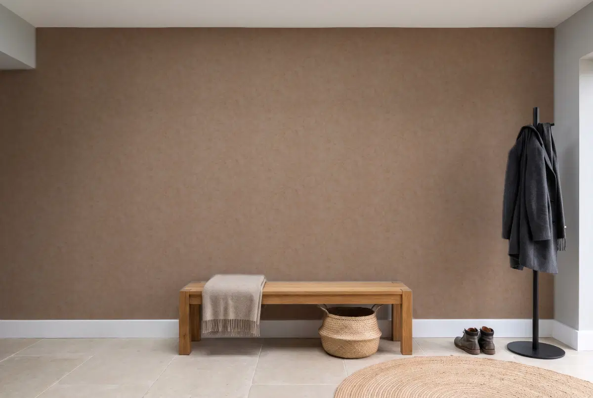 Шпалери Texdecor Beton2 бетон коричневе золото BTO101492010 в інтер'єрі