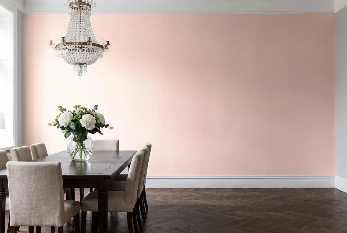 Шпалери Texdecor LINEN2 пудрова роза LNI103224076 в інтер'єрі
