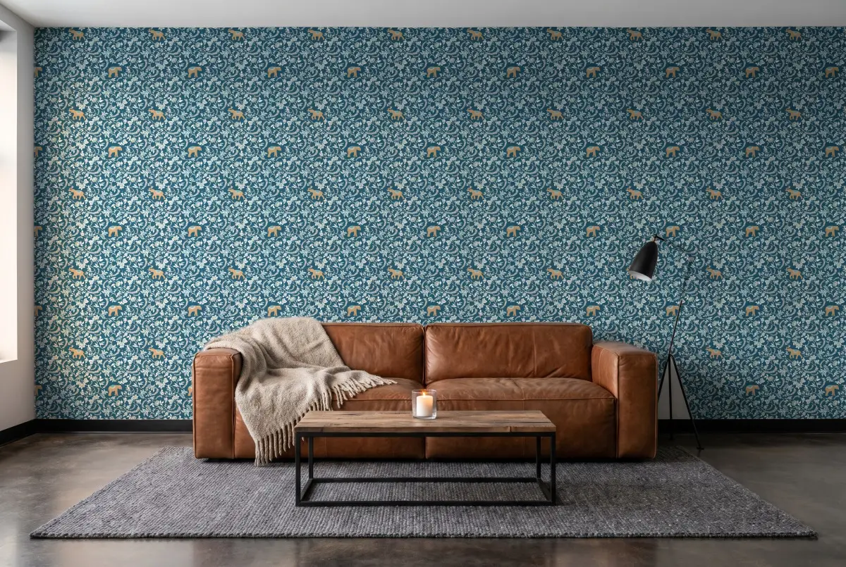 Texdecor Mystery слон синька MYY101596501 в інтер'єрі