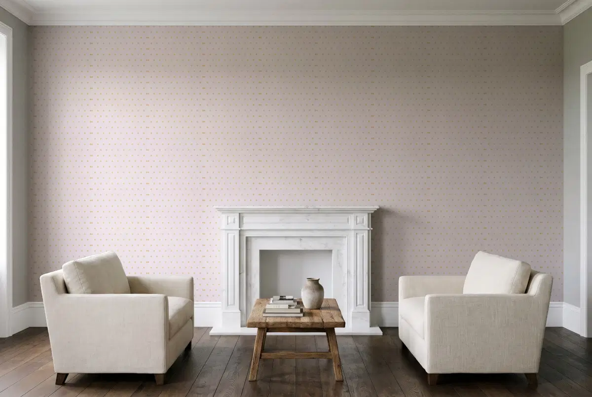 Шпалери Texdecor Mystery ромбик сірий MYY101629121 в інтер'єрі