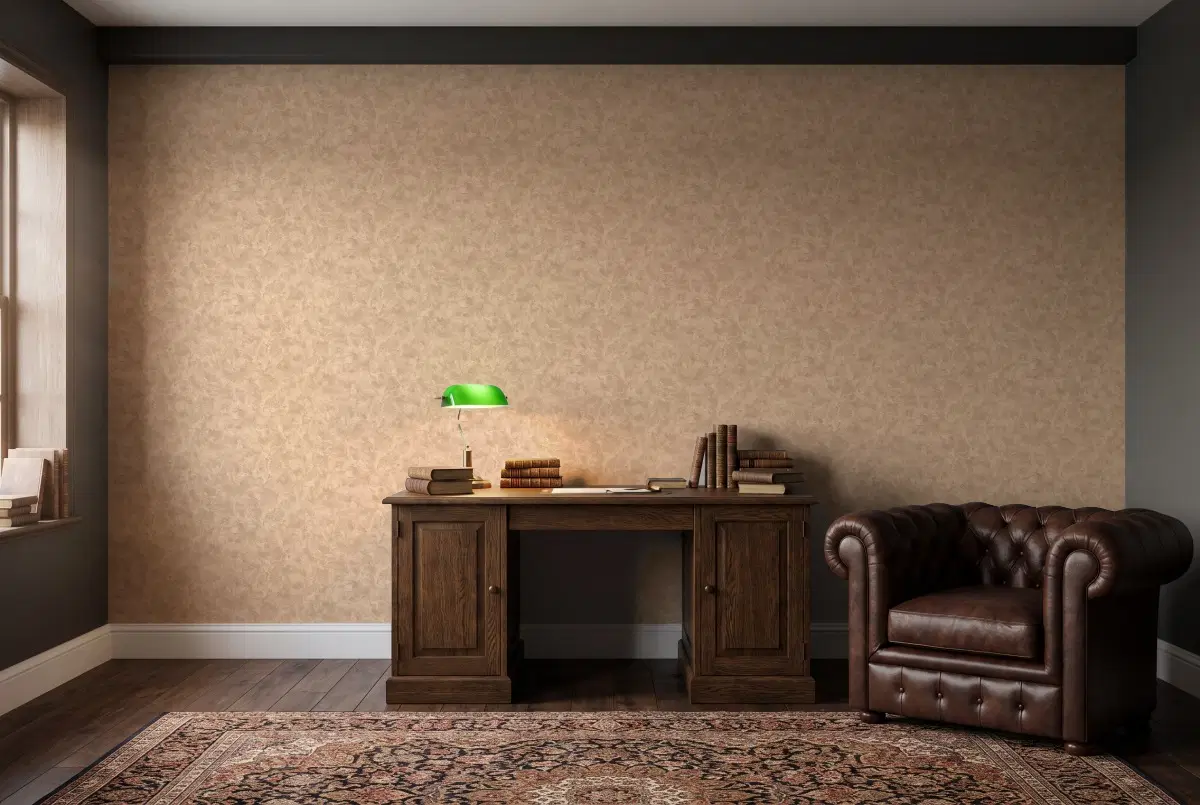 Шпалери Texdecor Patine2 штукатурка світло-коричнева PAE100222284 в інтер'єрі