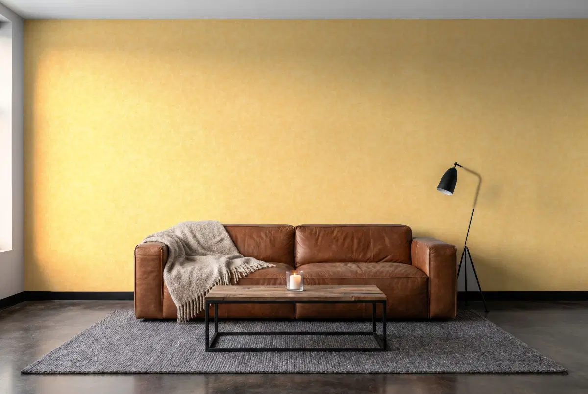 Шпалери Texdecor Patine2 штукатурка сонячна PAE100222679 в інтер'єрі