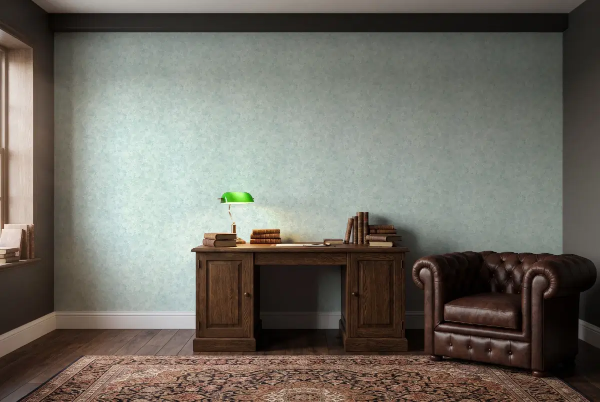 Шпалери Texdecor Patine2 штукатурка лазурна PAE100227256 в інтер'єрі