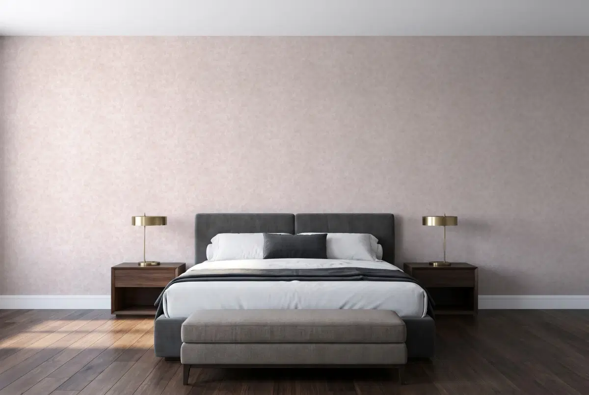 Шпалери Texdecor Patine2 штукатурка рожево-ліловий PAE100229230 в інтер'єрі