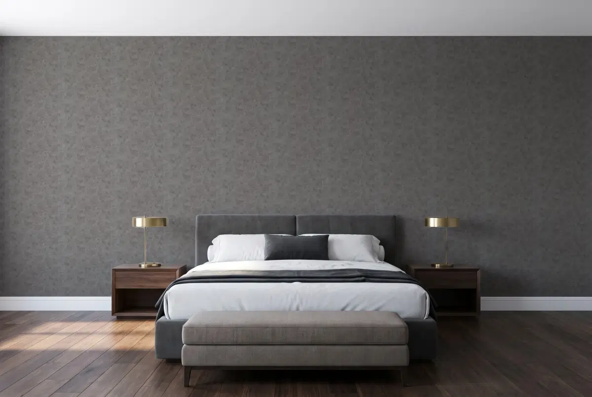 Шпалери Texdecor Patine2 штукатурка графит PAE100229781 в інтер'єрі
