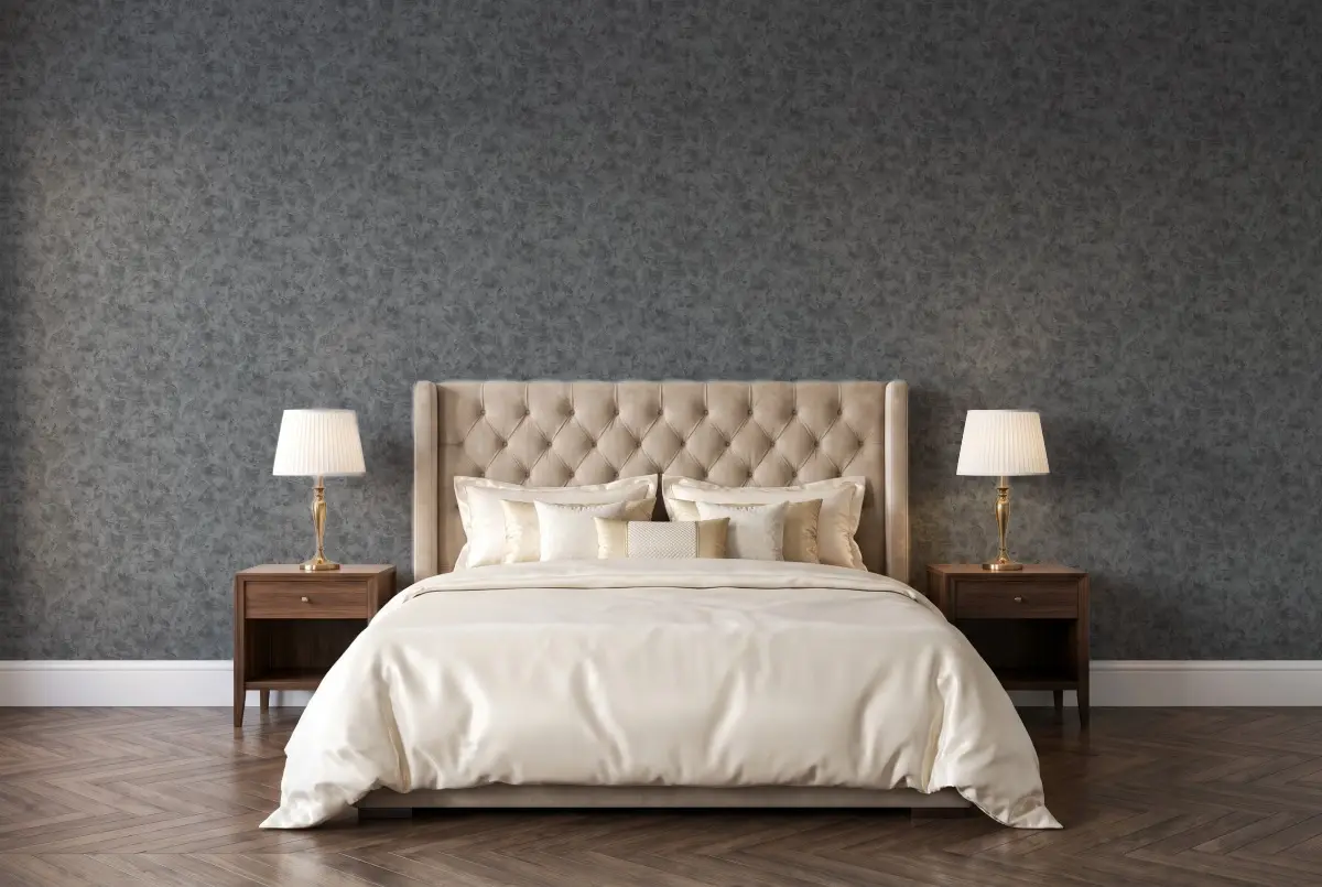 Шпалери Texdecor Patine2 штукатурка антрацит PAE100229812 в інтер'єрі