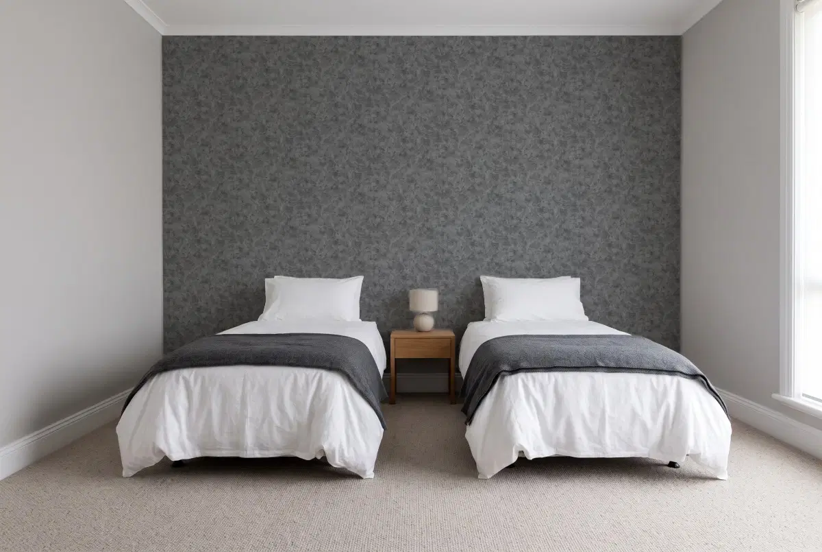 Шпалери Texdecor Patine2 штукатурка антрацит PAE100229812 в інтер'єрі