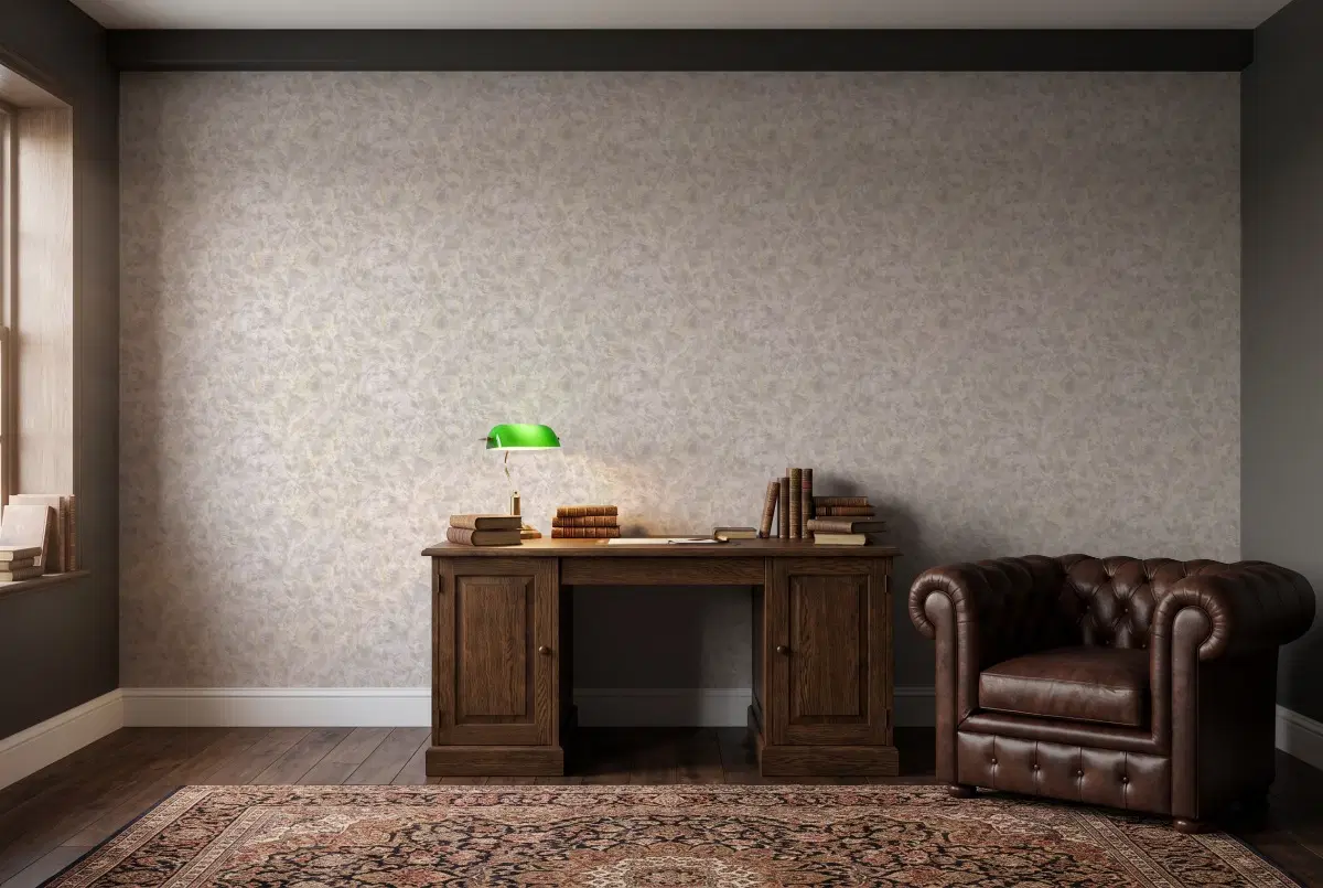 Шпалери Texdecor Patine2 штукатурка сизе золото PAE103689515 в інтер'єрі