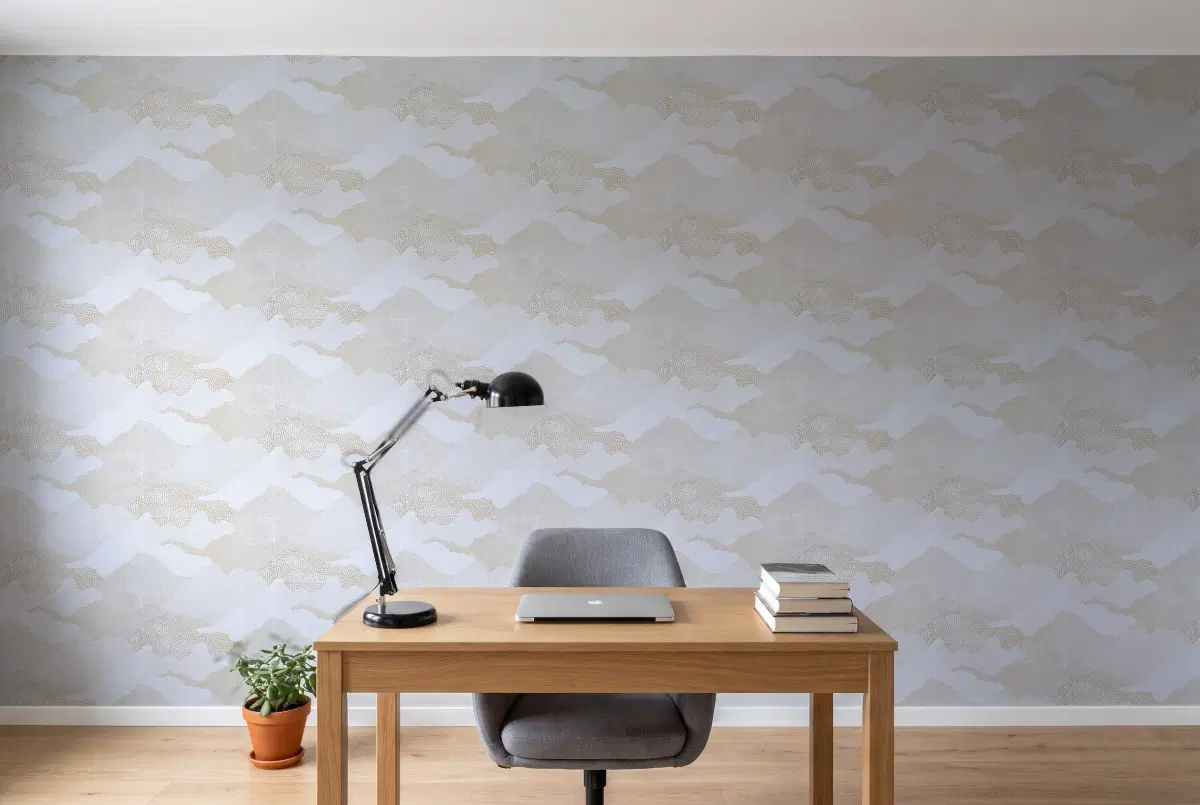 Шпалери Texdecor PtB горы лиловые PTB101816023 в інтер'єрі