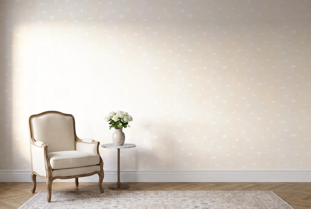 Шпалери Texdecor Rose & Nino облака кремовий RONI29751296 в інтер'єрі