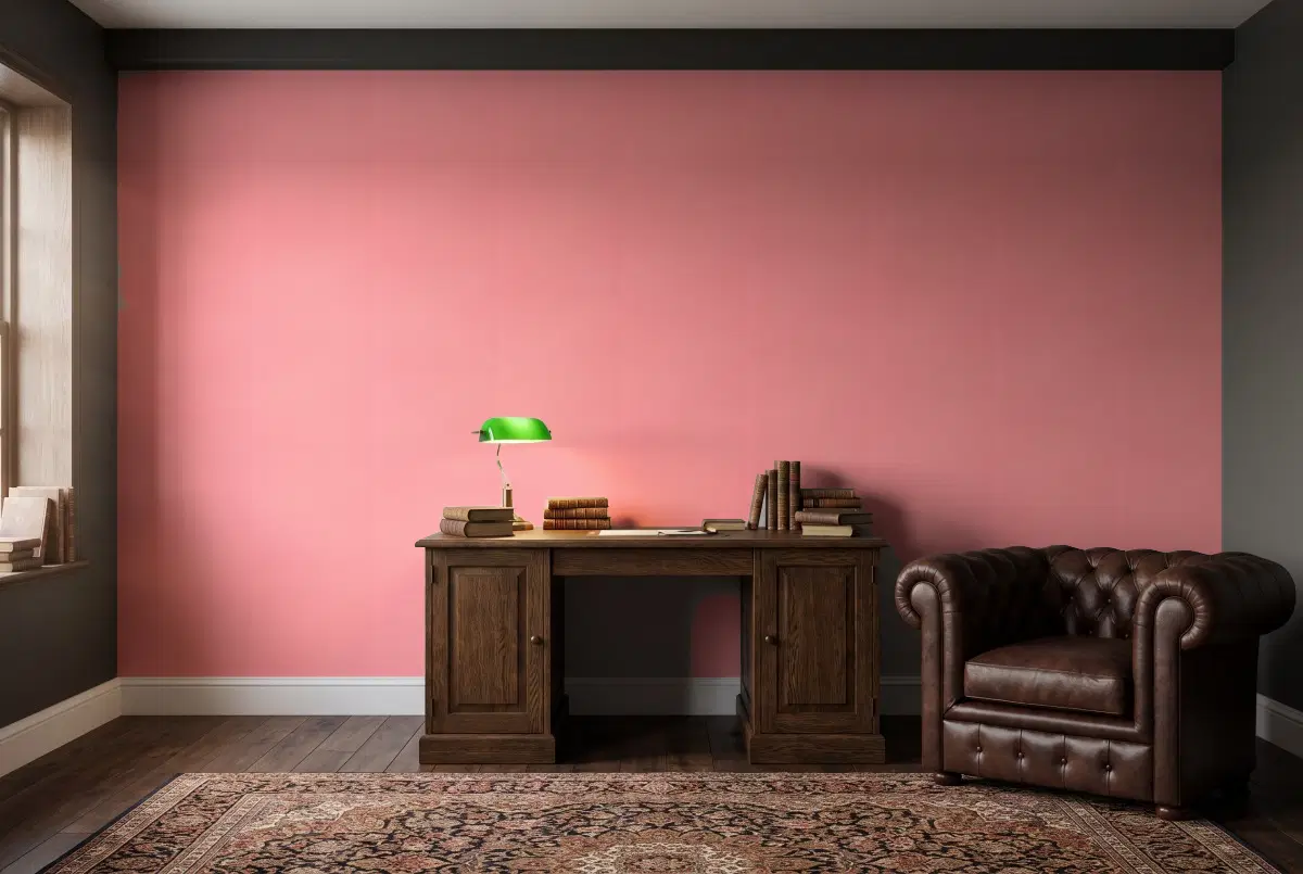 Шпалери Texdecor Rose & Nino фон коралловый RONI82913401 в інтер'єрі