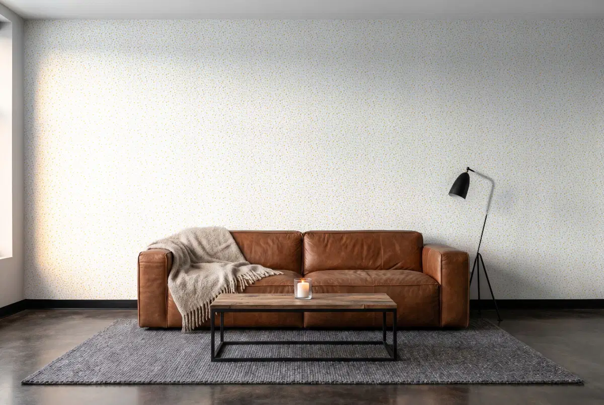 Texdecor Rose & Nino полянка бежево-блакитний RONI85541110 в інтер'єрі