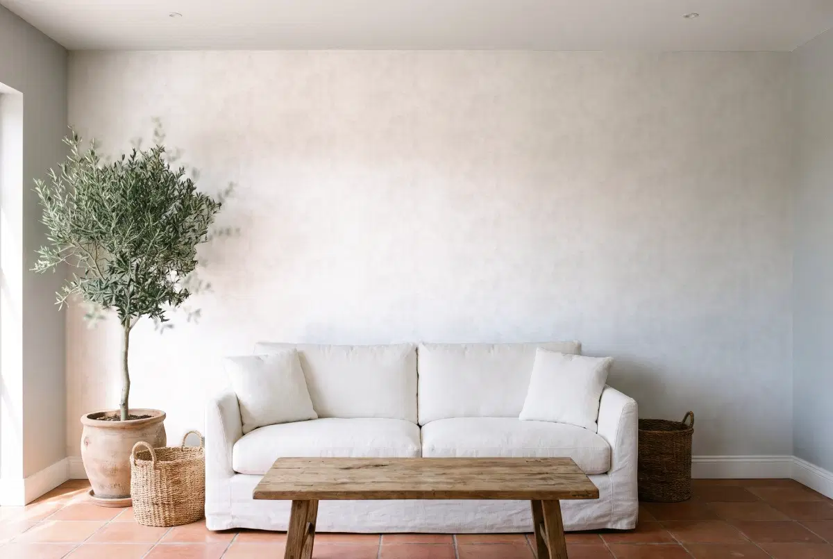 Шпалери Texdecor Stone лиловый STNE80831108 в інтер'єрі