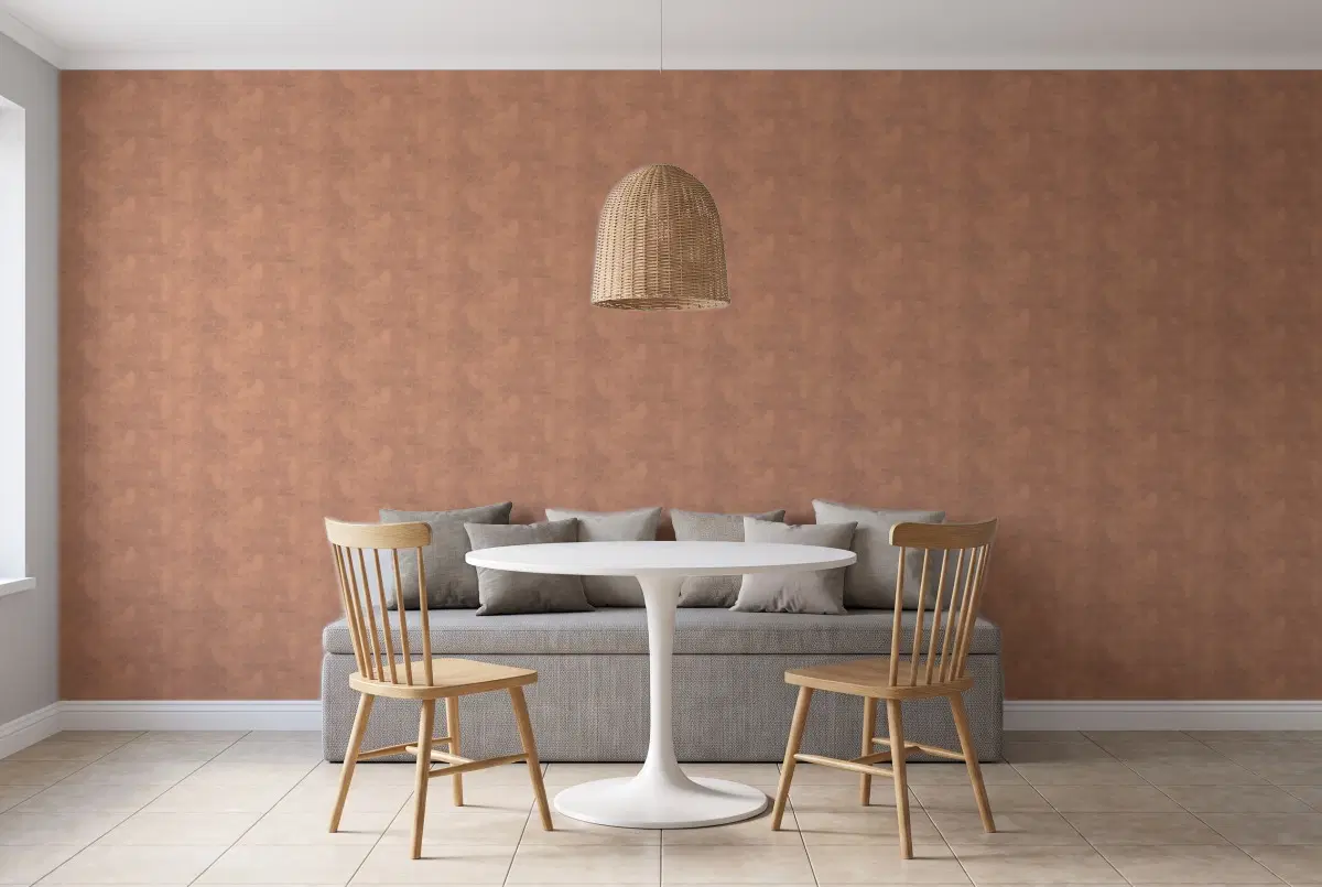 Шпалери Texdecor Stone терракотовый STNE80833321 в інтер'єрі