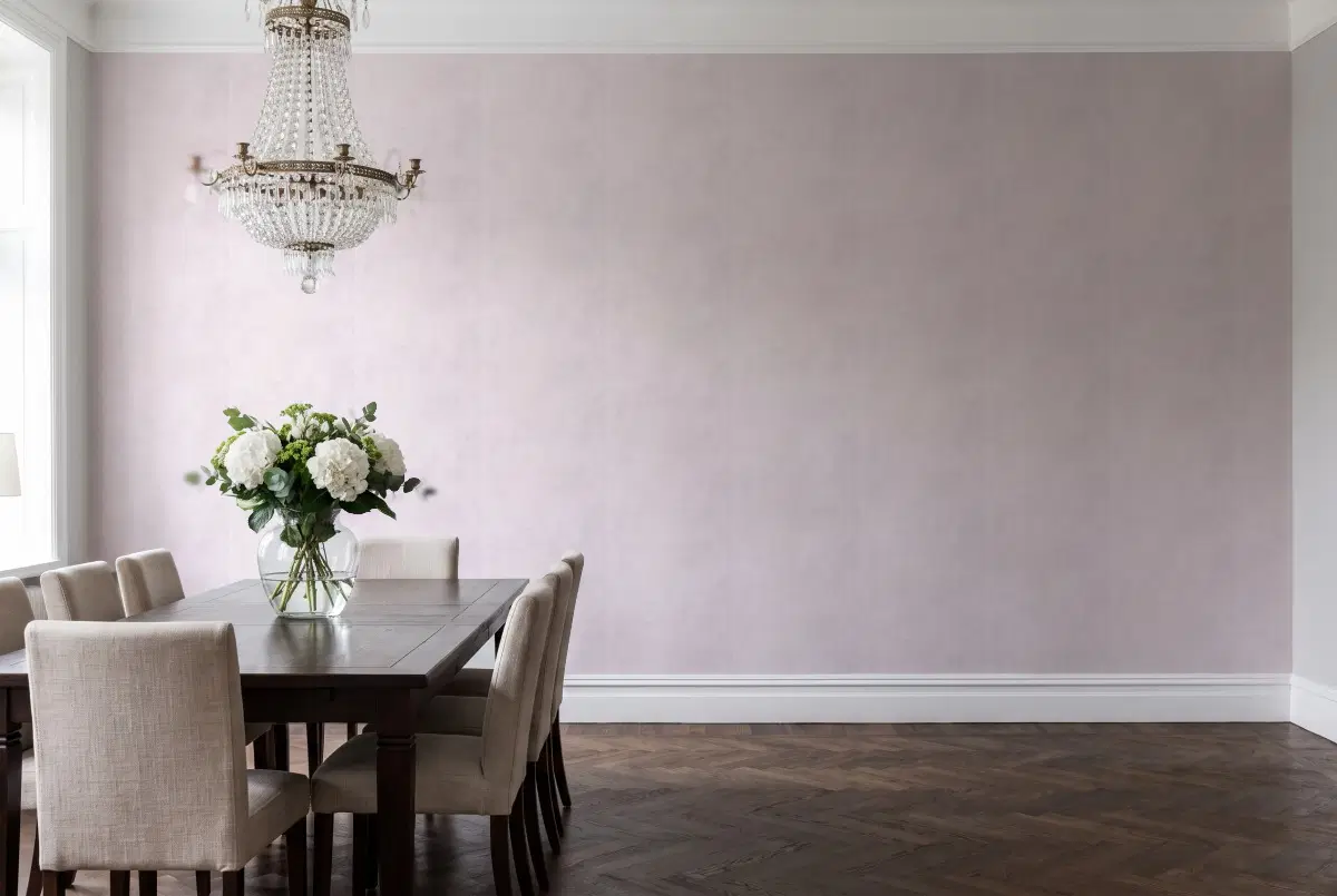 Шпалери Texdecor Stone сиренево-лиловый STNE80835141 в інтер'єрі
