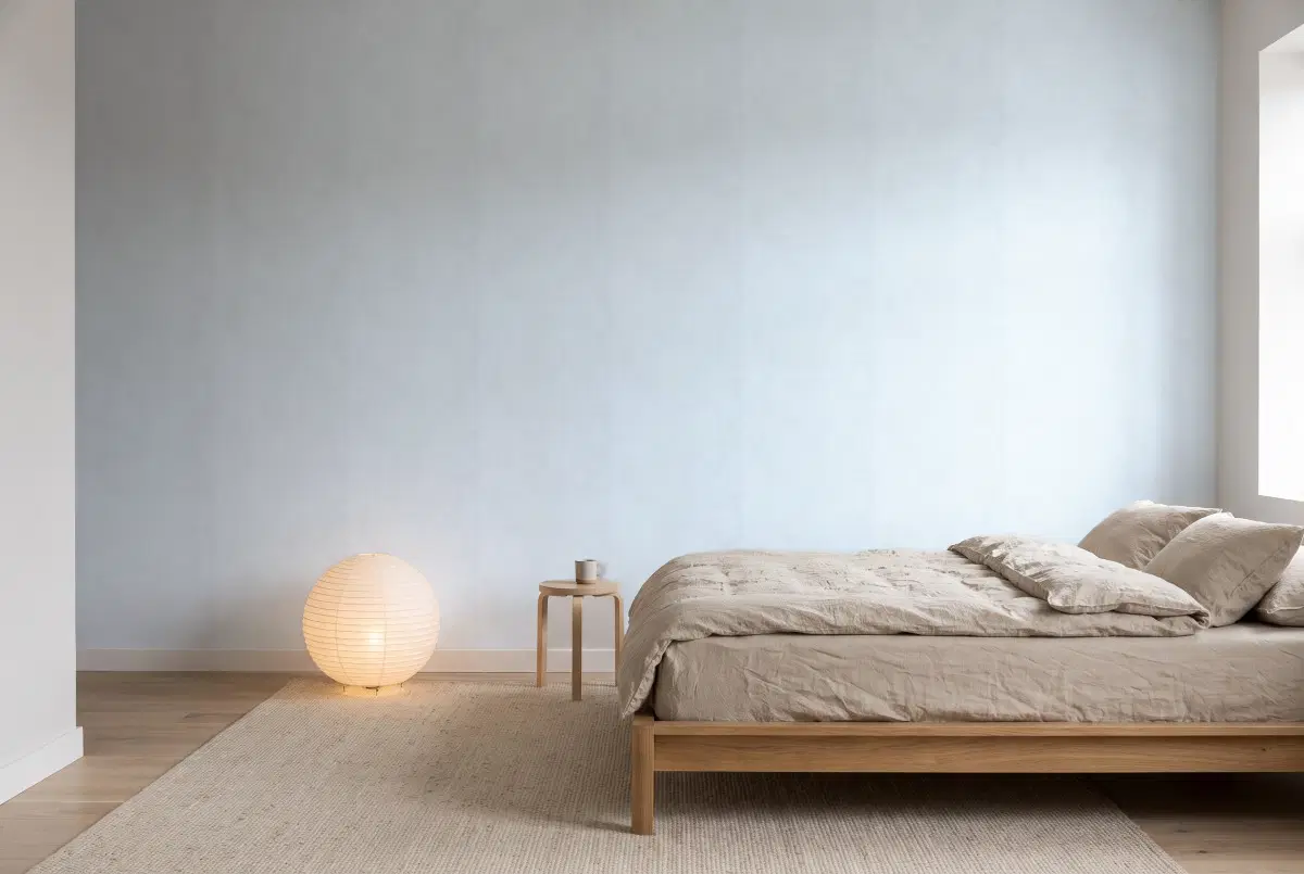 Шпалери Texdecor Stone блакитний STNE80836106 в інтер'єрі