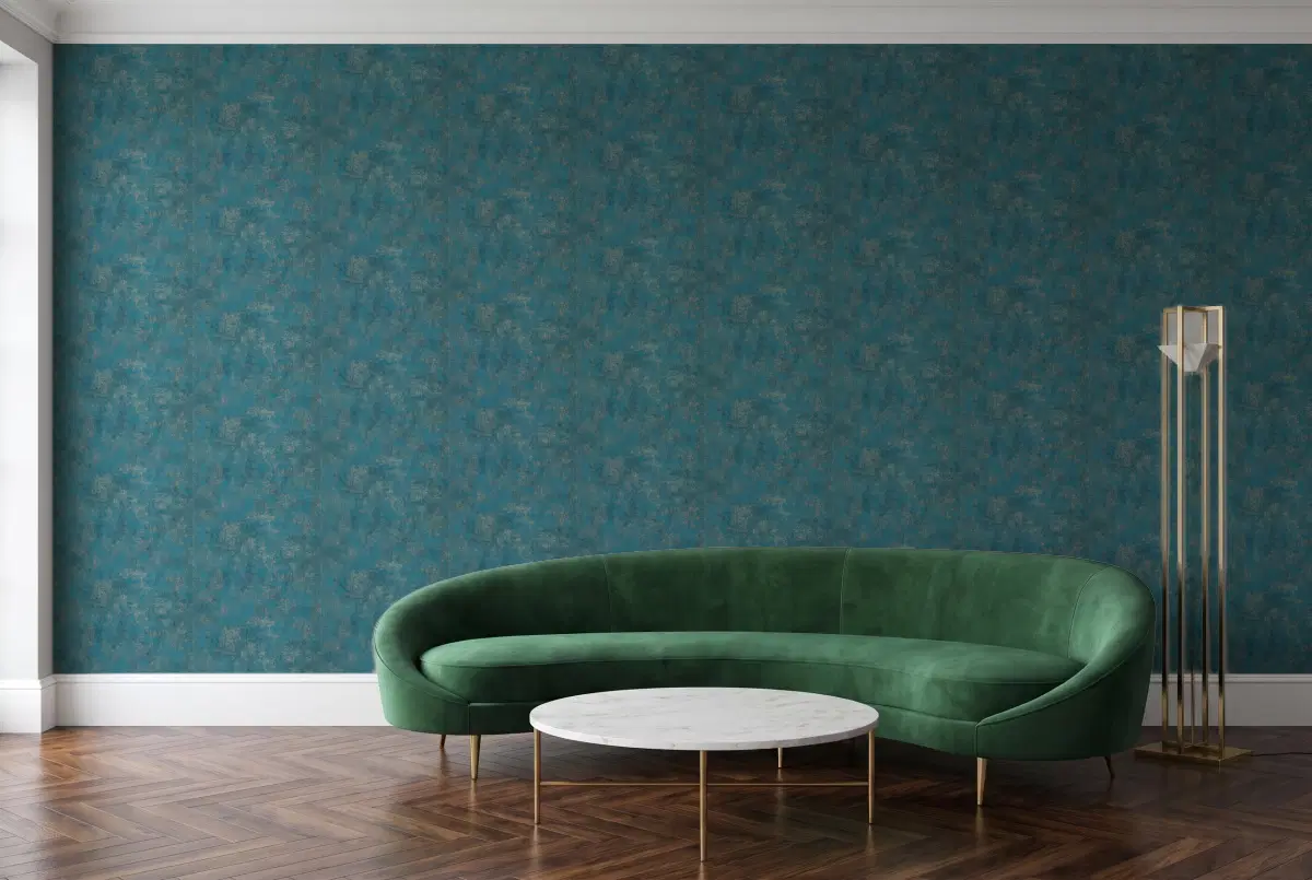 Шпалери Texdecor Stone королевский синій STNE80836267 в інтер'єрі