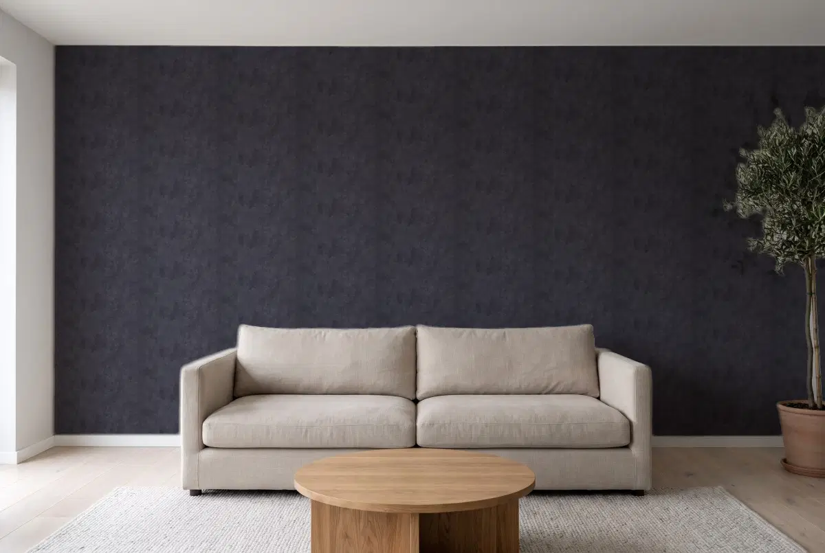 Шпалери Texdecor Stone чорний STNE80836812 в інтер'єрі