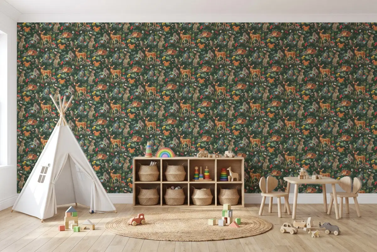 Шпалери Rasch Kids World 300338 в інтер'єрі