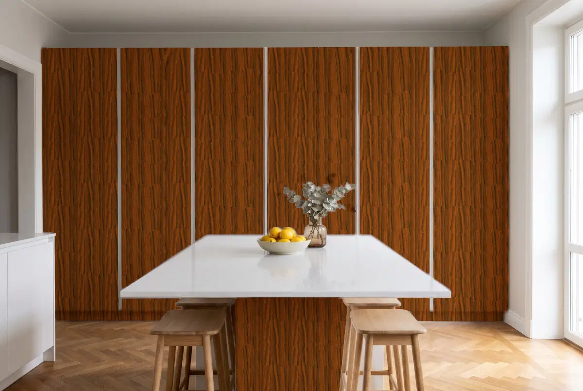 Самоклейна плівка 200-8006, горіх золотий в інтер'єрі