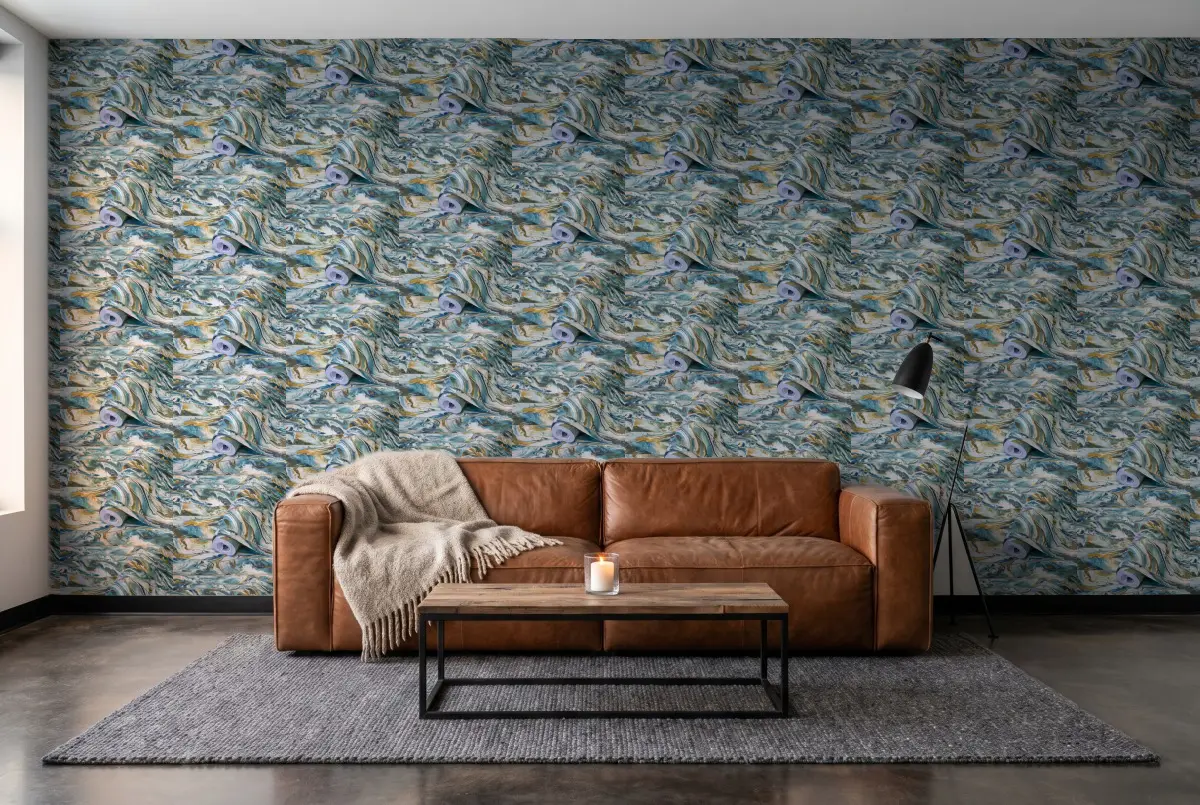 Шпалери Adawall Octagon розпродаж 1201-4 в інтер'єрі